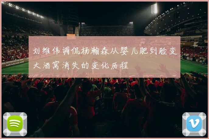刘维伟调侃杨瀚森从婴儿肥到脸变大酒窝消失的变化历程