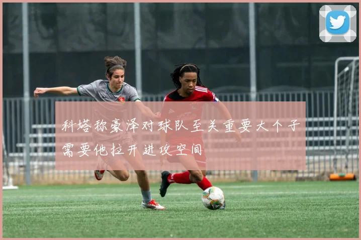 科塔称豪泽对球队至关重要大个子需要他拉开进攻空间