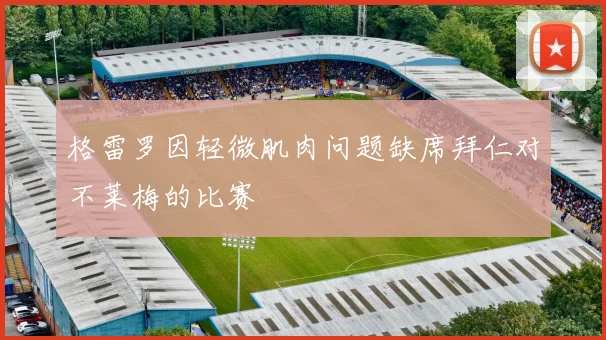 格雷罗因轻微肌肉问题缺席拜仁对不莱梅的比赛
